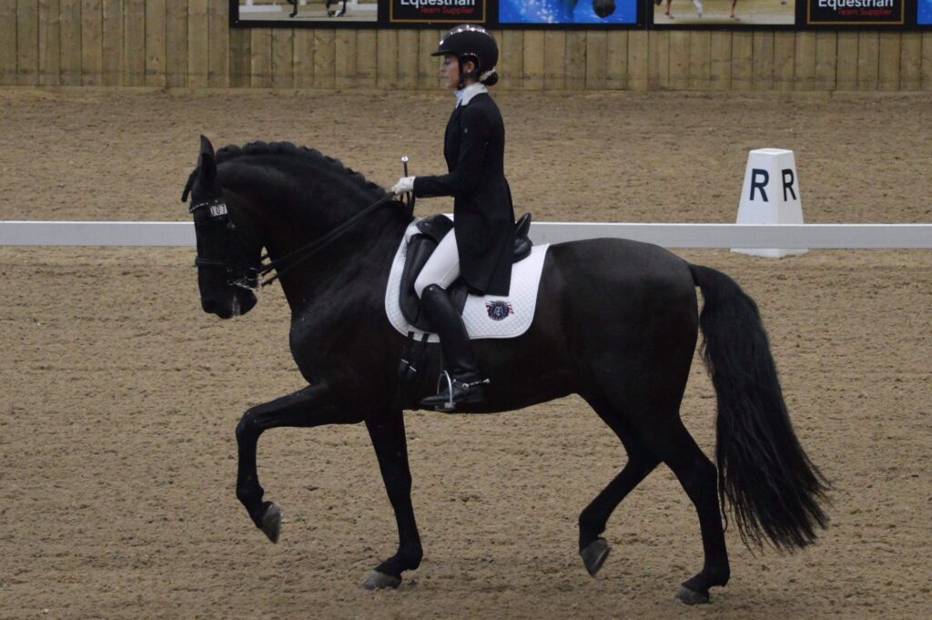 Des and Andrea piaffe 2