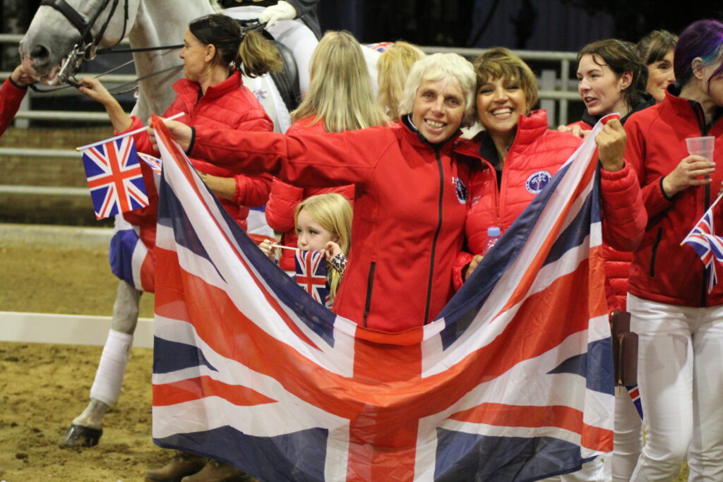 GB flag with nerys and debbie GB flag with nerys and debbie